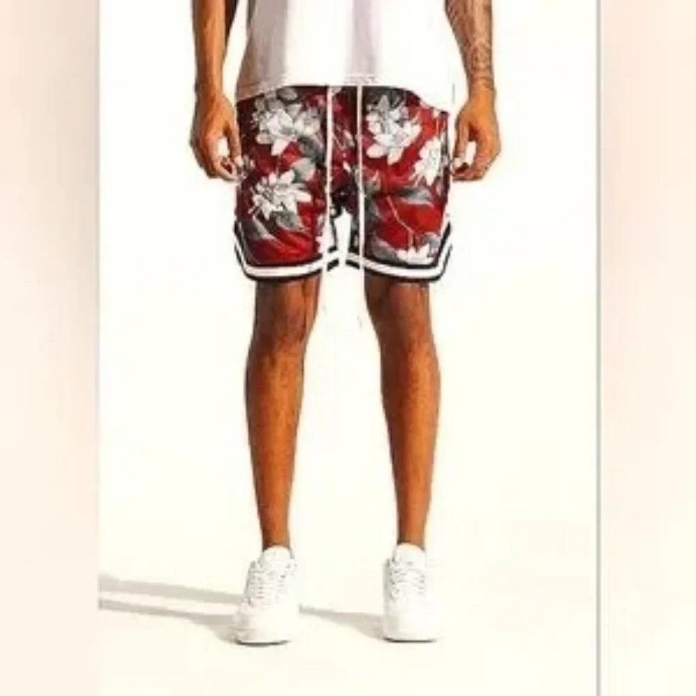 NEW Crysp x Jordan (fog jungle style) drop crotch extra long drawstring floral!